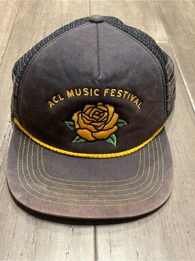 Howler Brothers ACL Fest Yellow Rose Trucker Hat Snapback Austin Music Festival